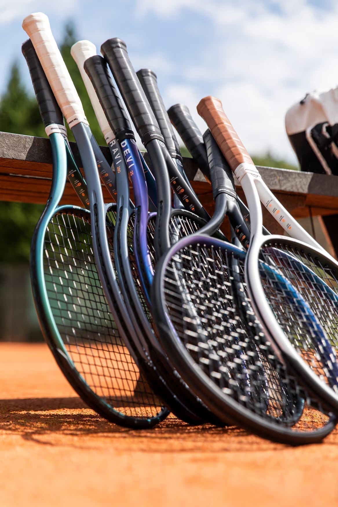 Nieuwe tennisrackets van The Indian Maharadja