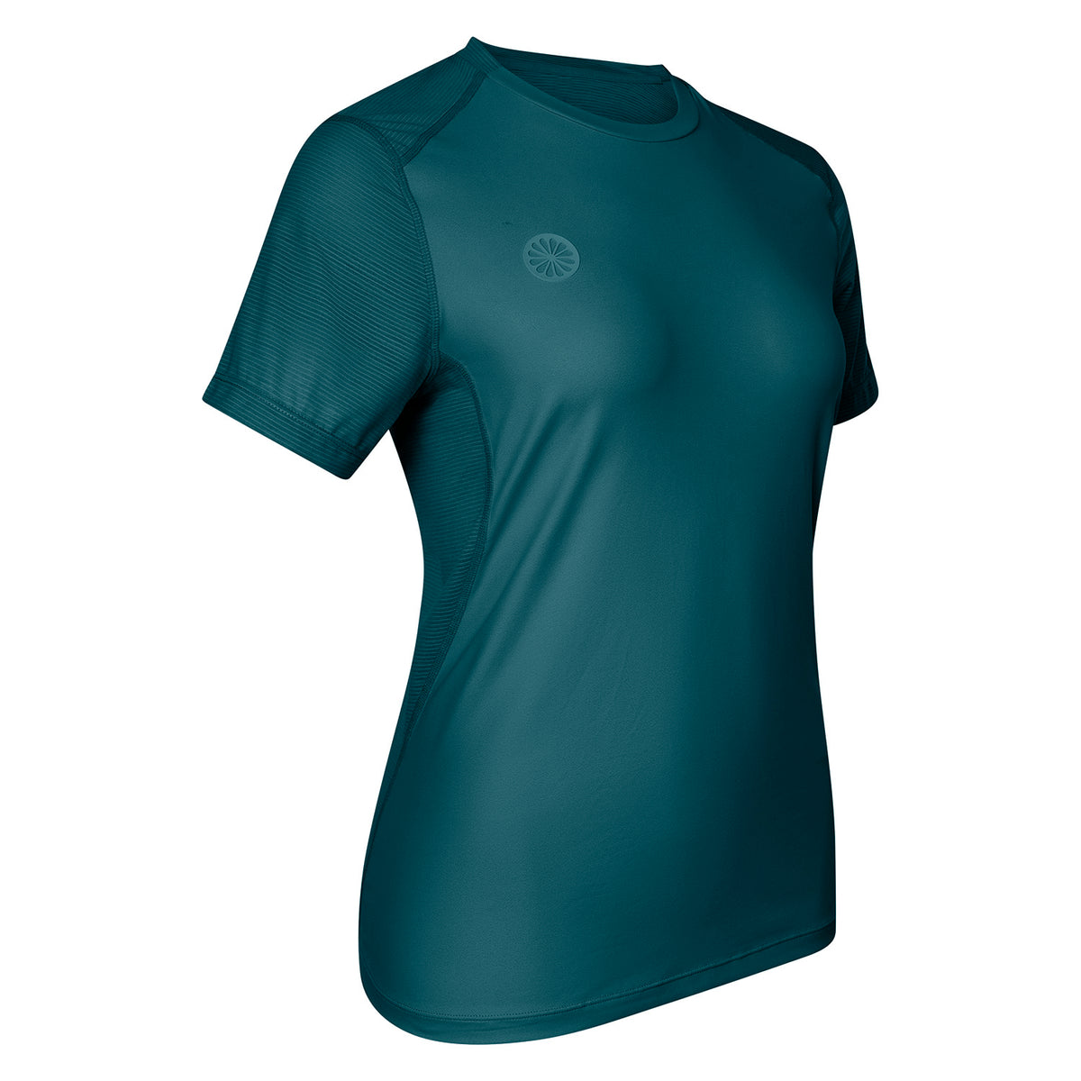 Women dry touch round neck tee in blauw (Ocean) – foto 2