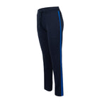 Jacquard trainingsbroek dames in blauw – foto 4