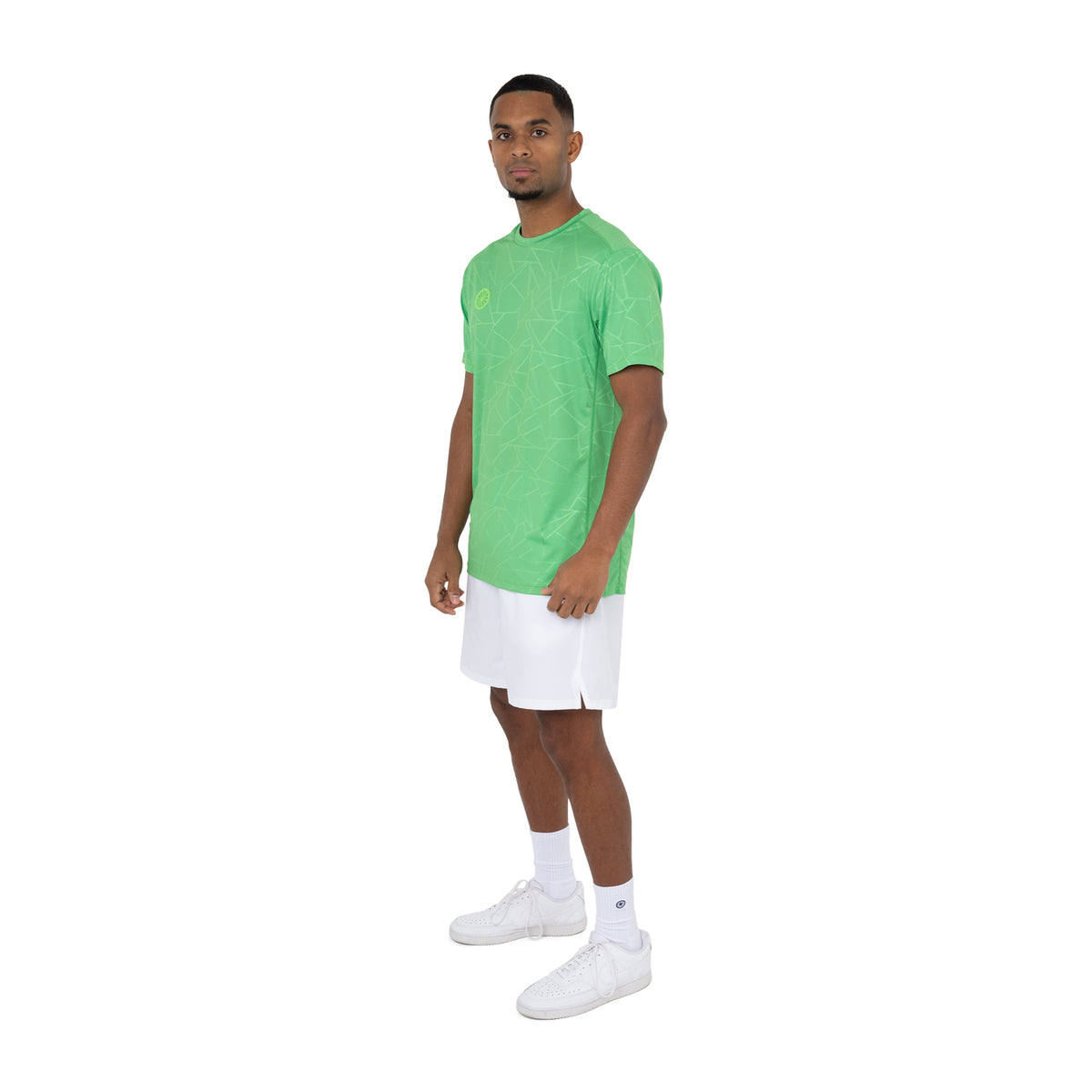 Men dynamic tee in groen (Neon Green) – foto 6