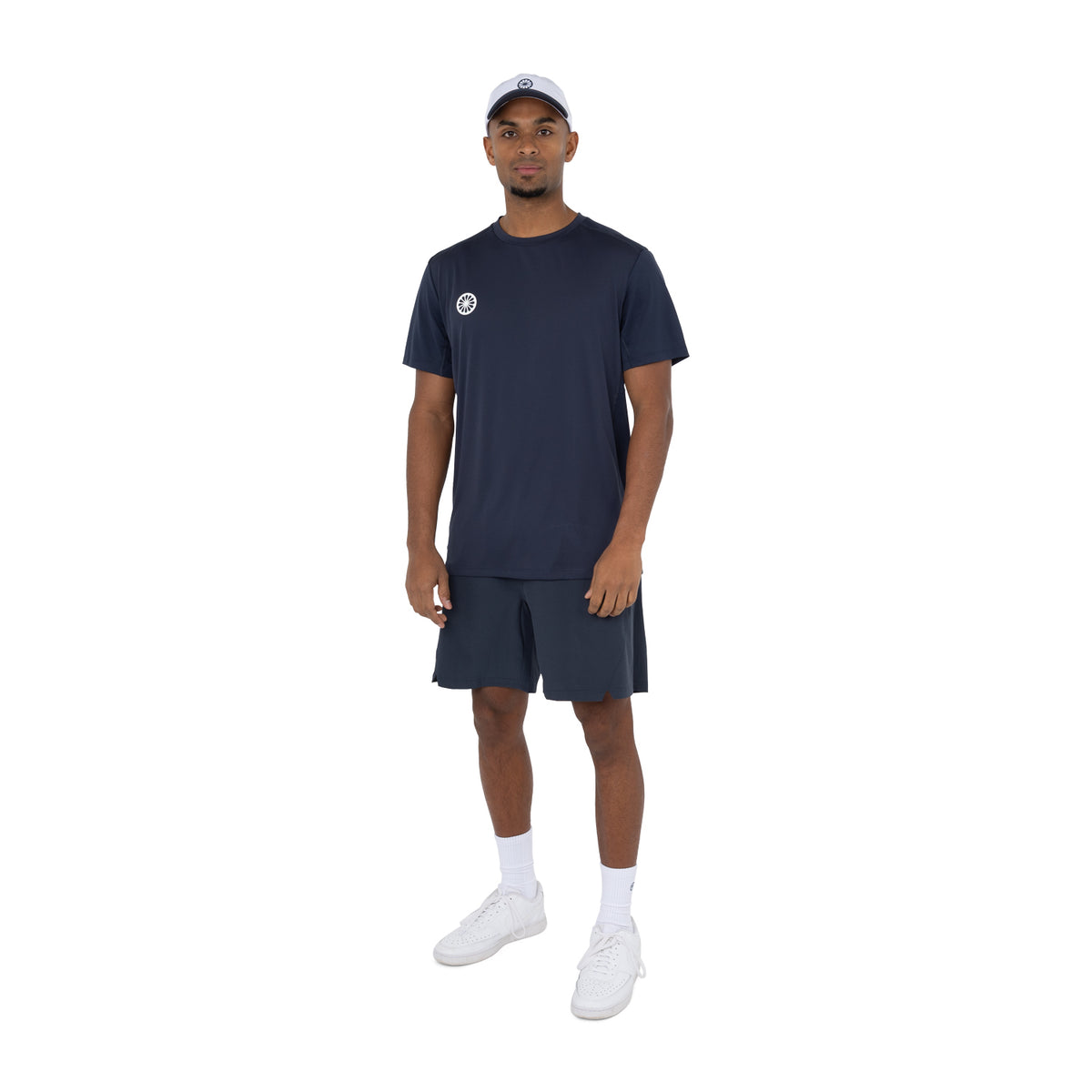 Men agility tee in blauw (Navy) – foto 5