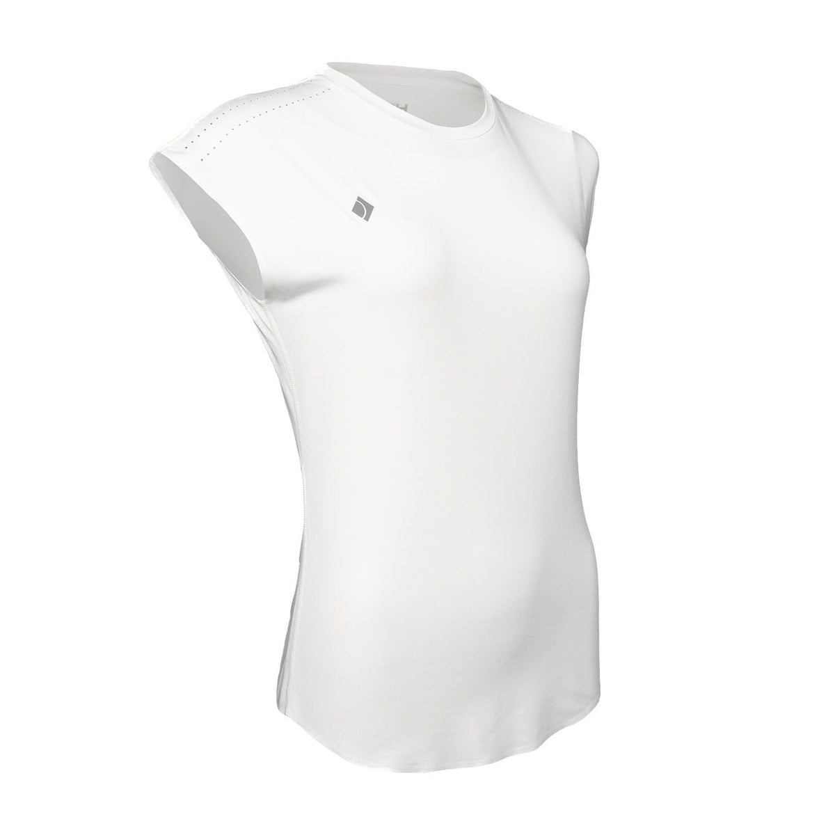 Women performance tee in wit (Optic White) – foto 2