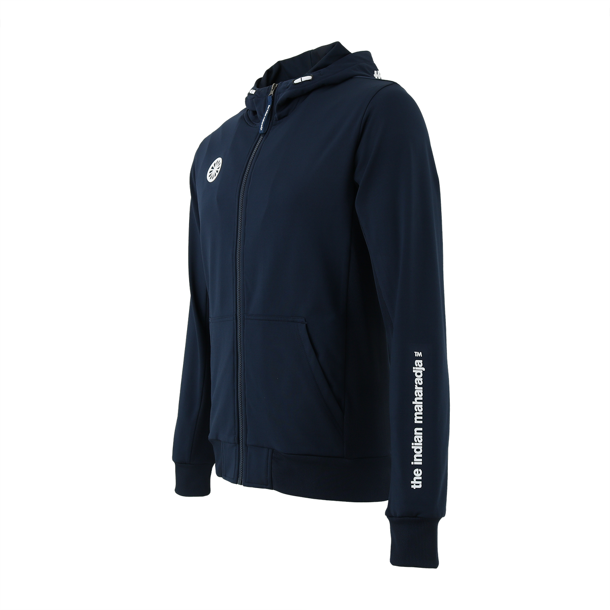 Men hooded jacket in blauw (Navy) – foto 4