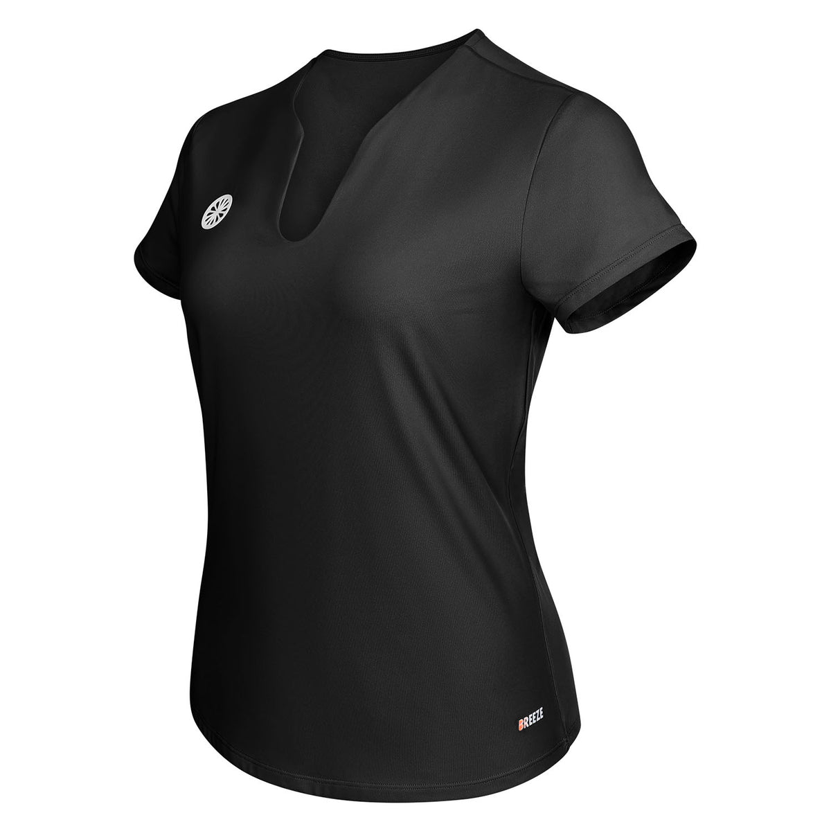 Women breeze tee in zwart (Black) – foto 4