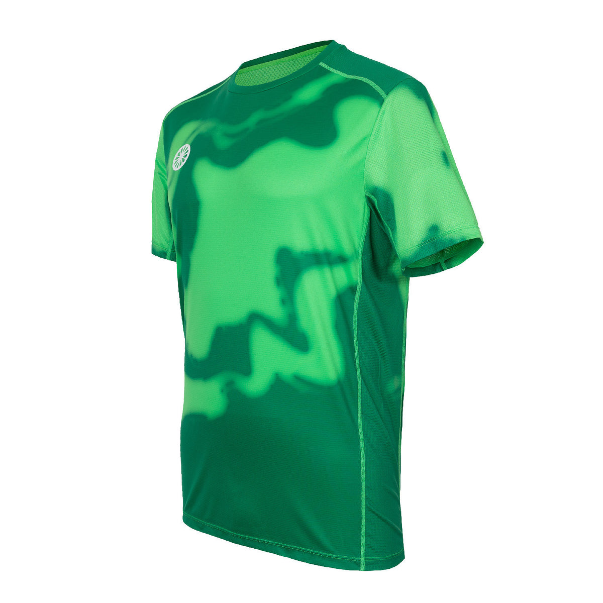 Men agility blizzard tee in groen (Lush Green) – foto 4