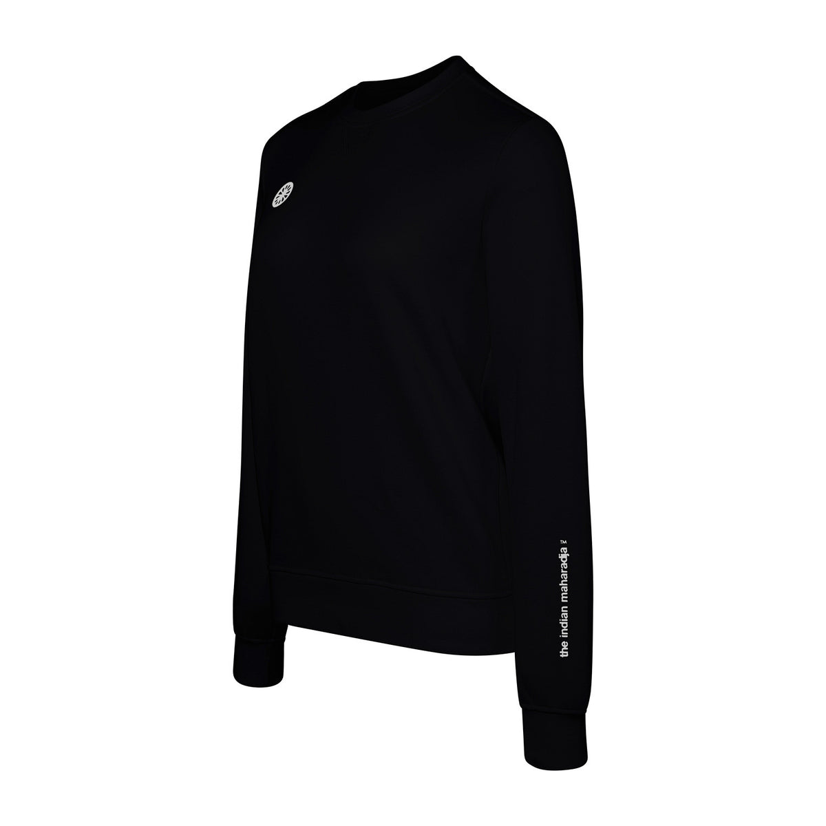 Women classic crew sweater in zwart (Black) – foto 4