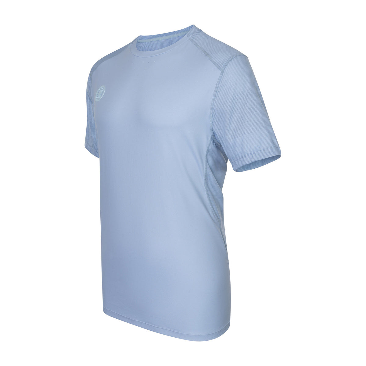 Men dry touch tee in blauw (Sky Blue) – foto 4