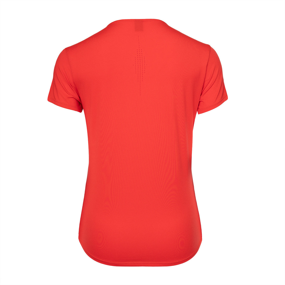 Women breeze round neck tee in rood (Ruby Red) – foto 3