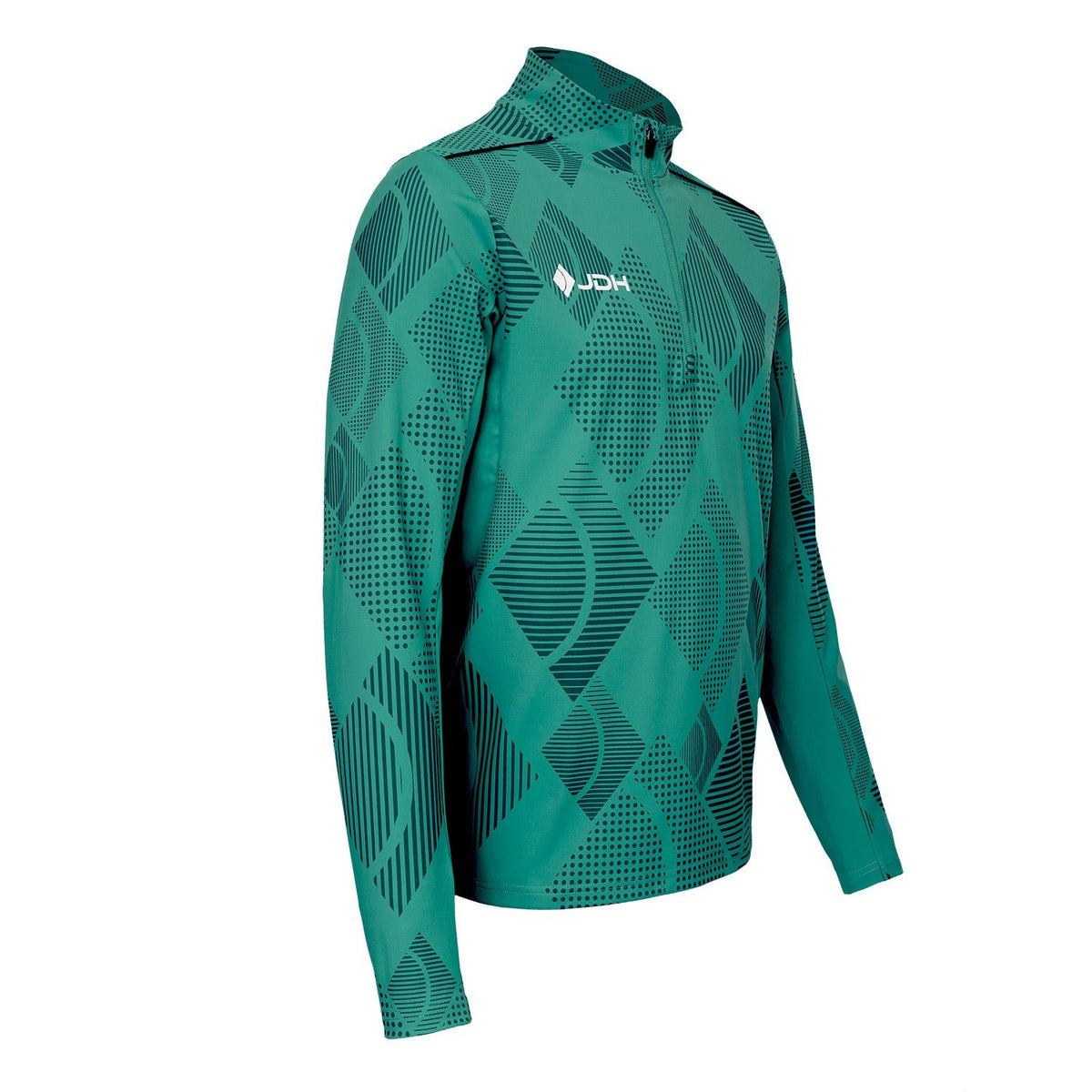 JDH Carbon men pro half-zip - Lush Green - 2