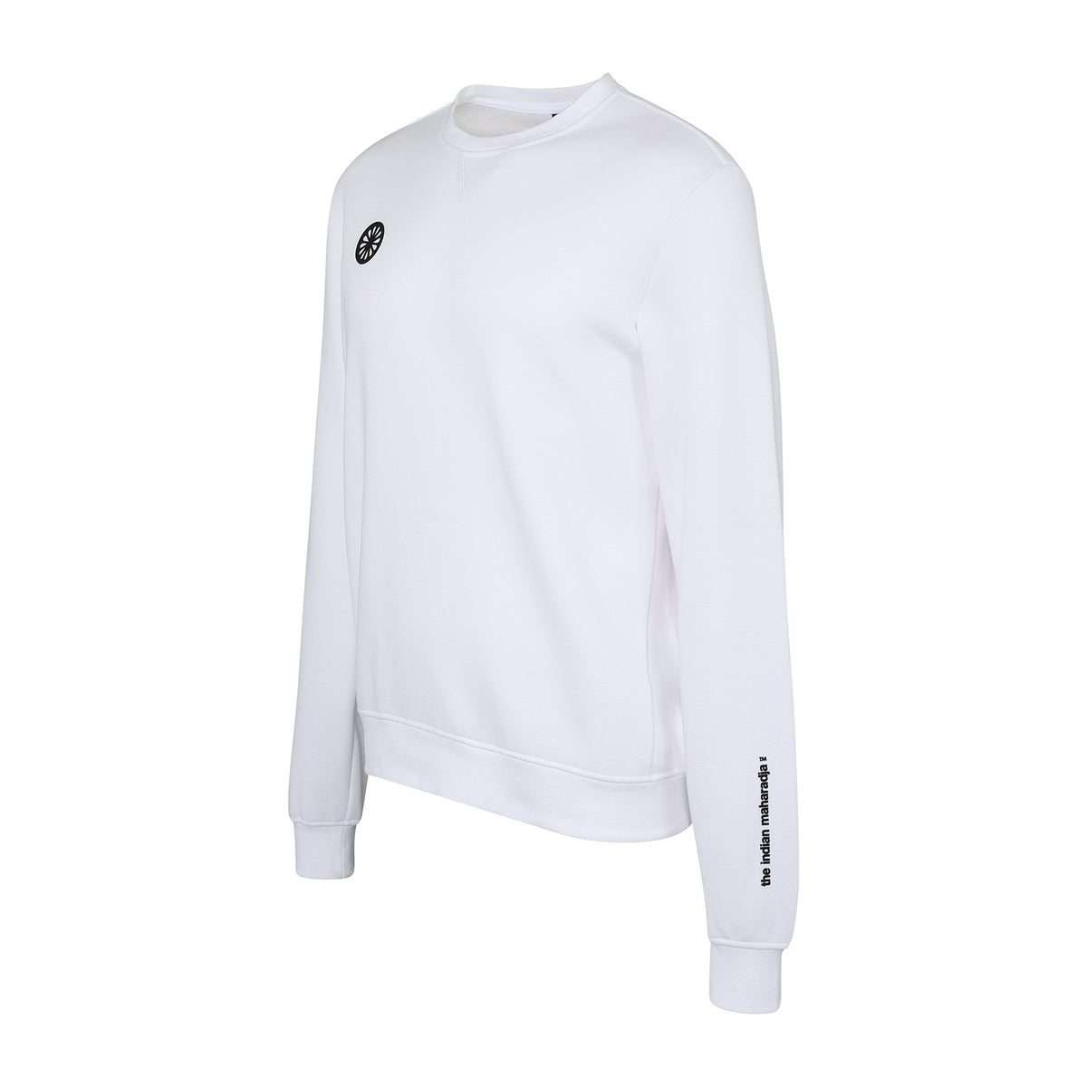 Kids classic crew sweater in wit (White) – foto 4
