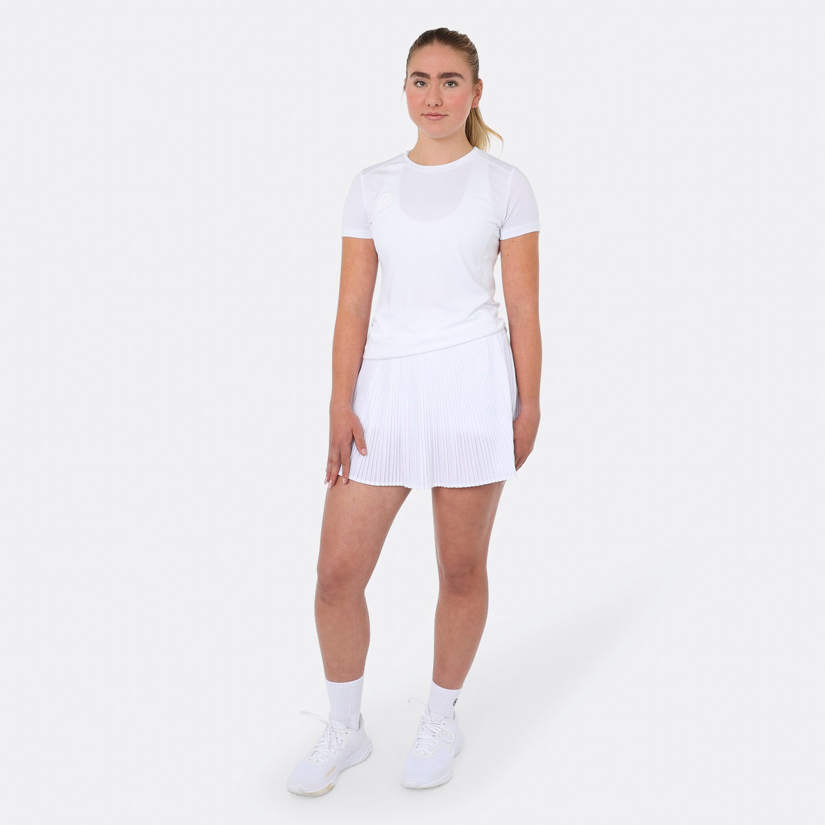 Women breeze round neck tee in wit (White) – foto 7
