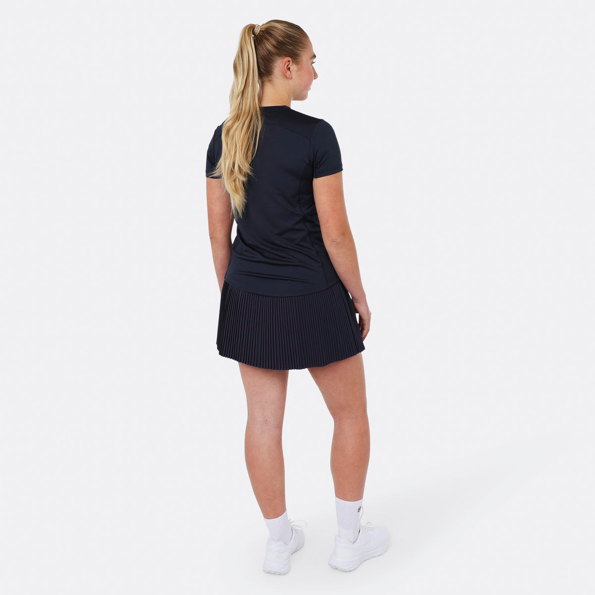 Women breeze round neck tee in blauw (Navy) – foto 6