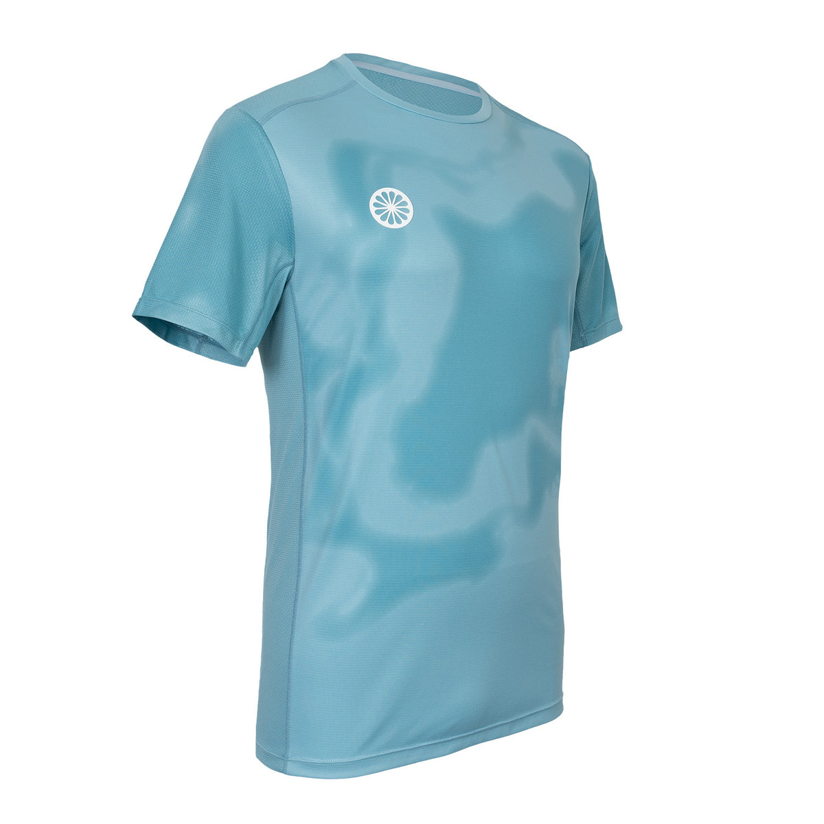Men agility blizzard tee in blauw (Serene Blue) – foto 2