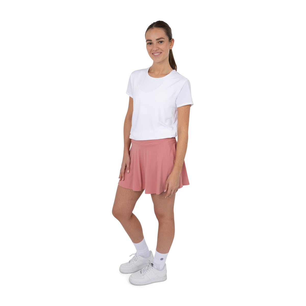 Women breeze round neck tee in wit (White) – foto 6