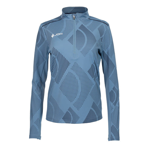 JDH Carbon women pro half-zip - Stormy - 1