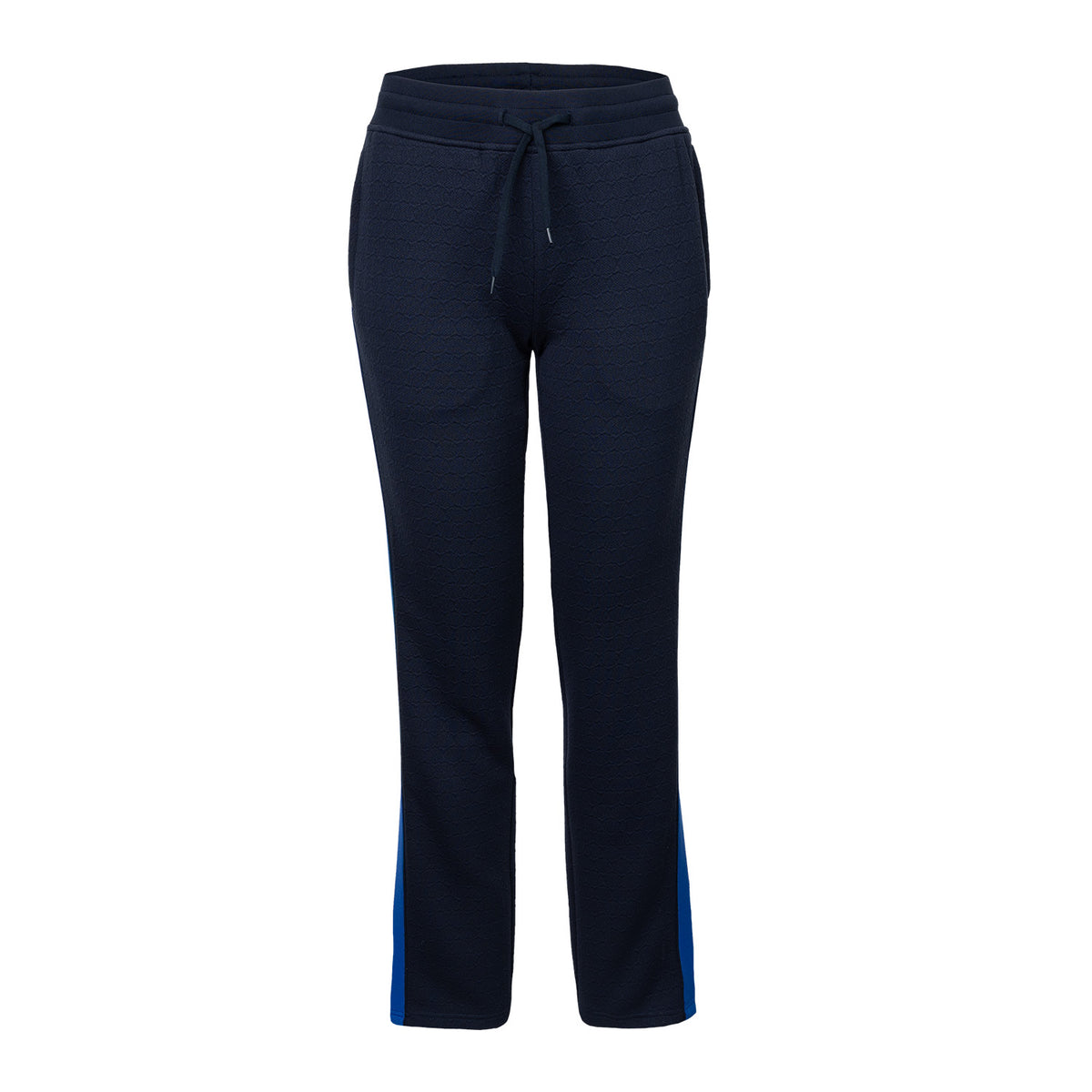 Jacquard trainingsbroek dames in blauw – foto 1