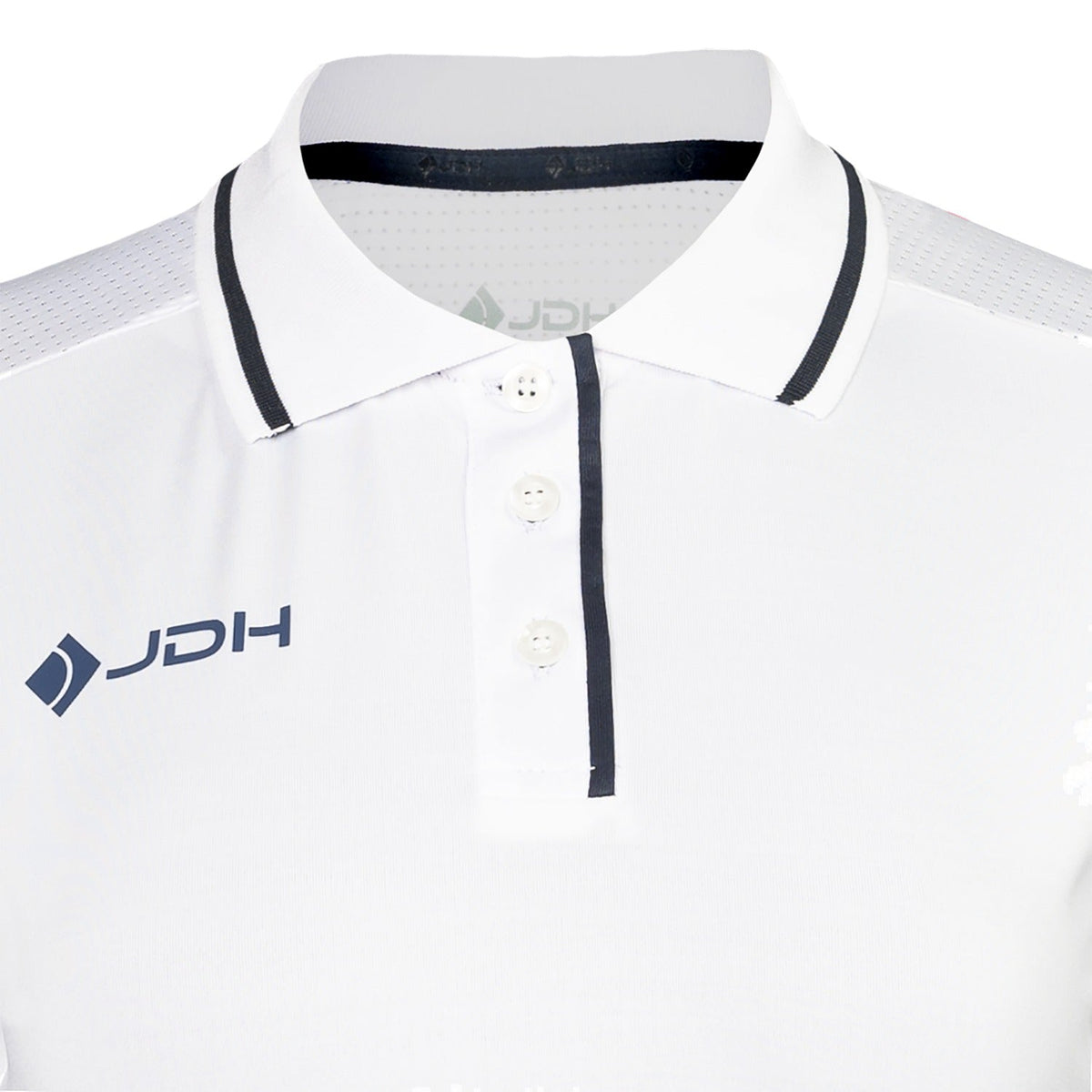 Carbon women pro polo in wit (White) – foto 5