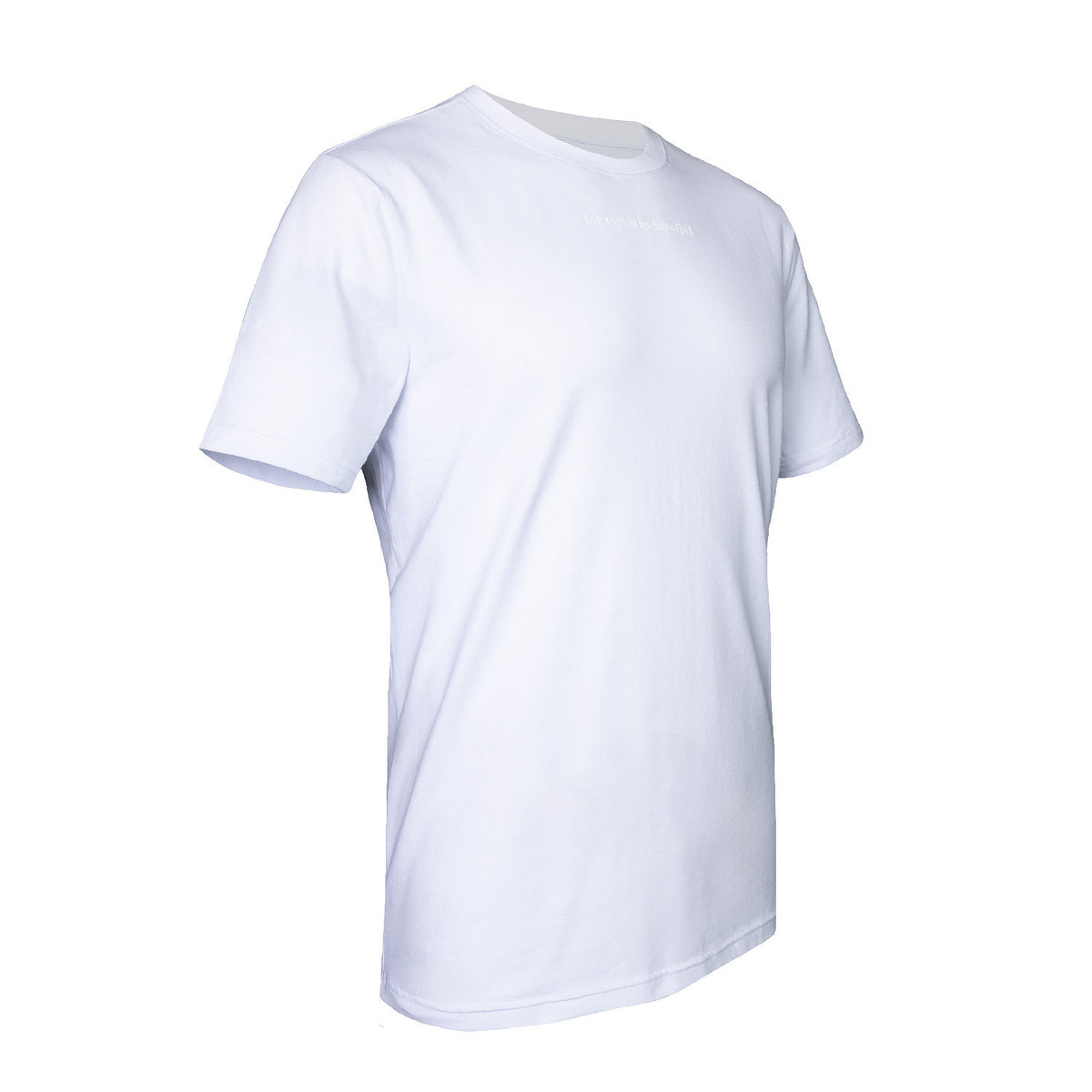 Men classic cotton tee in wit (White) – foto 2