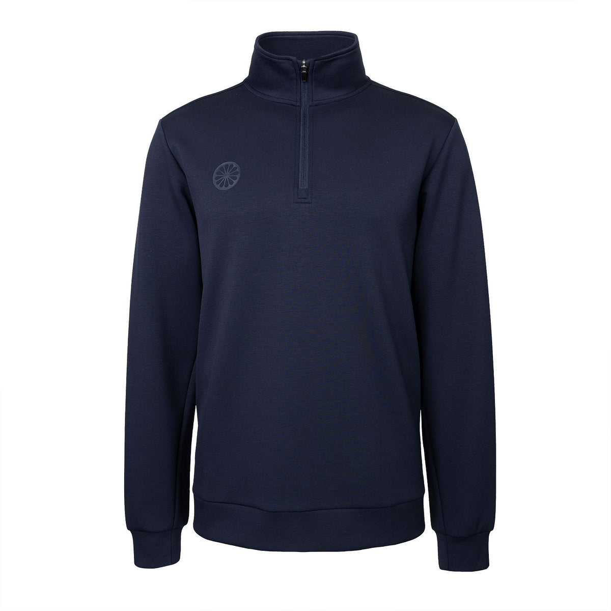 Men soft supreme half zip sweater in blauw (Night Blue) – foto 1