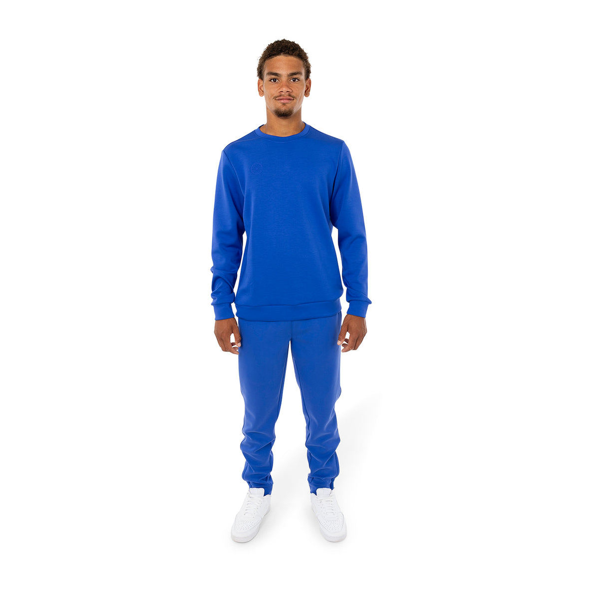 Men soft supreme sweater in blauw (Royal Blue) – foto 5