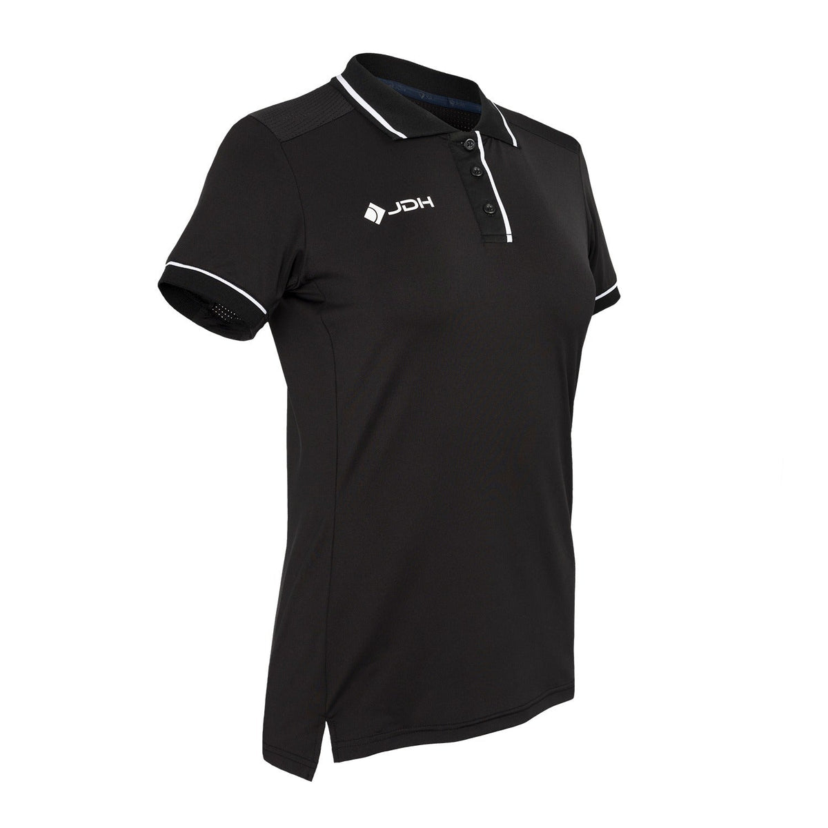 Carbon women pro polo in zwart (Black) – foto 2