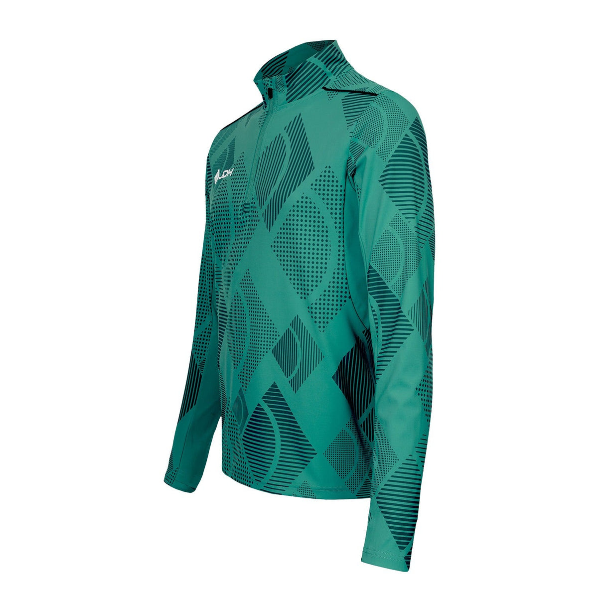 JDH Carbon men pro half-zip - Lush Green - 4