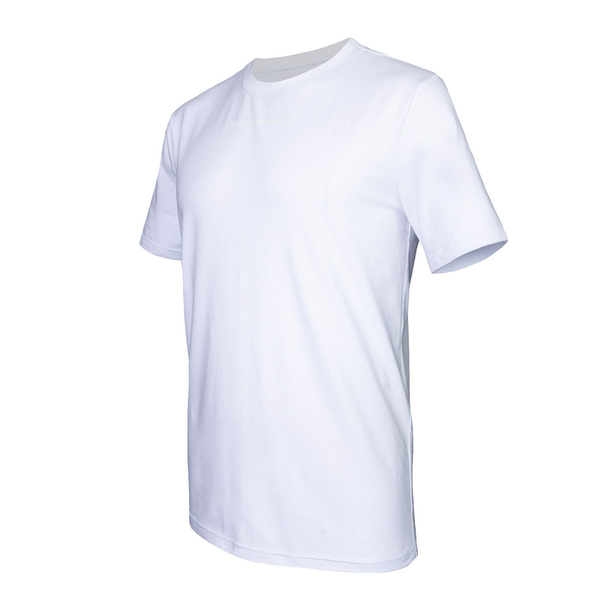 Men classic cotton tee in wit (White) – foto 4