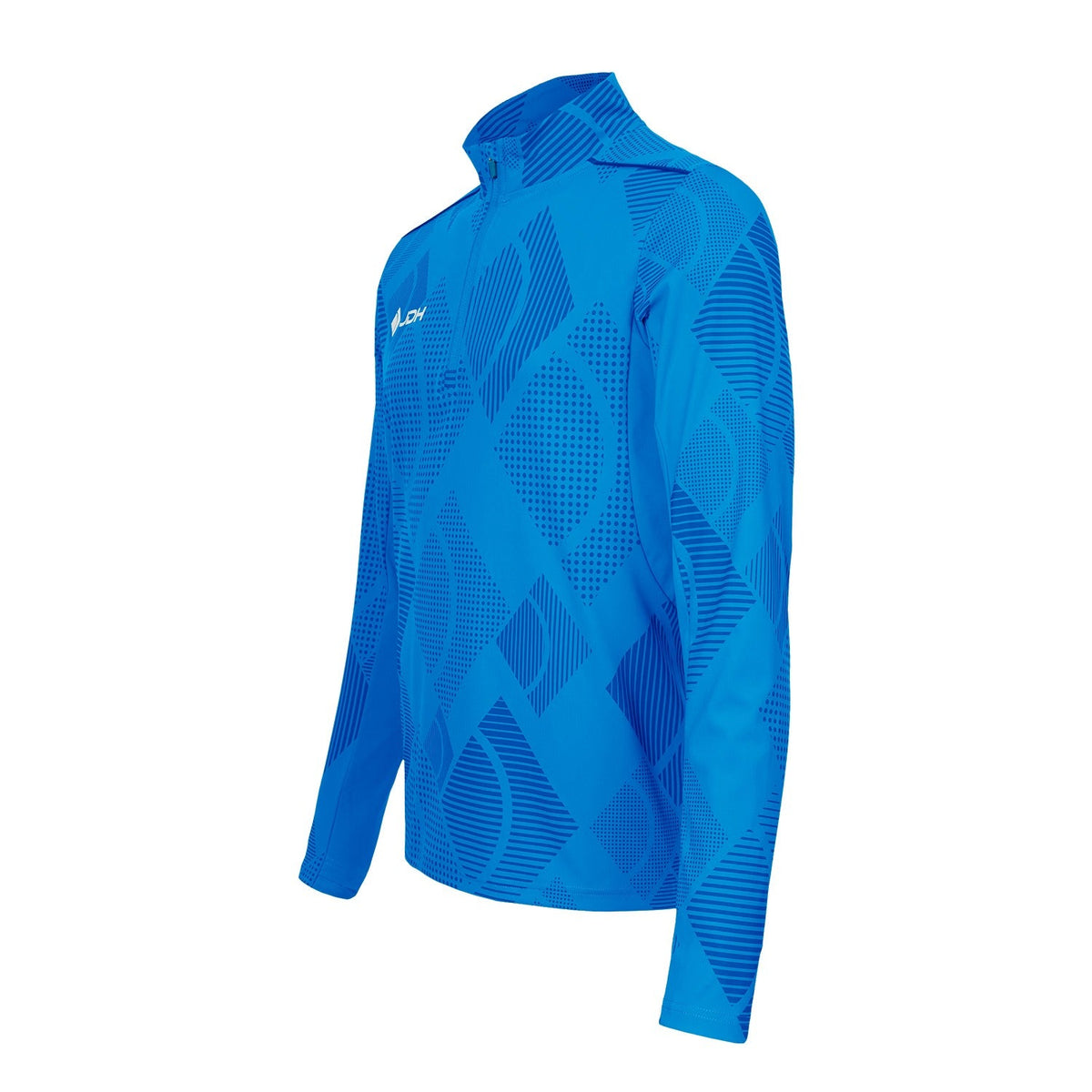 Carbon men pro half-zip in blauw (Digital Blue) – foto 4