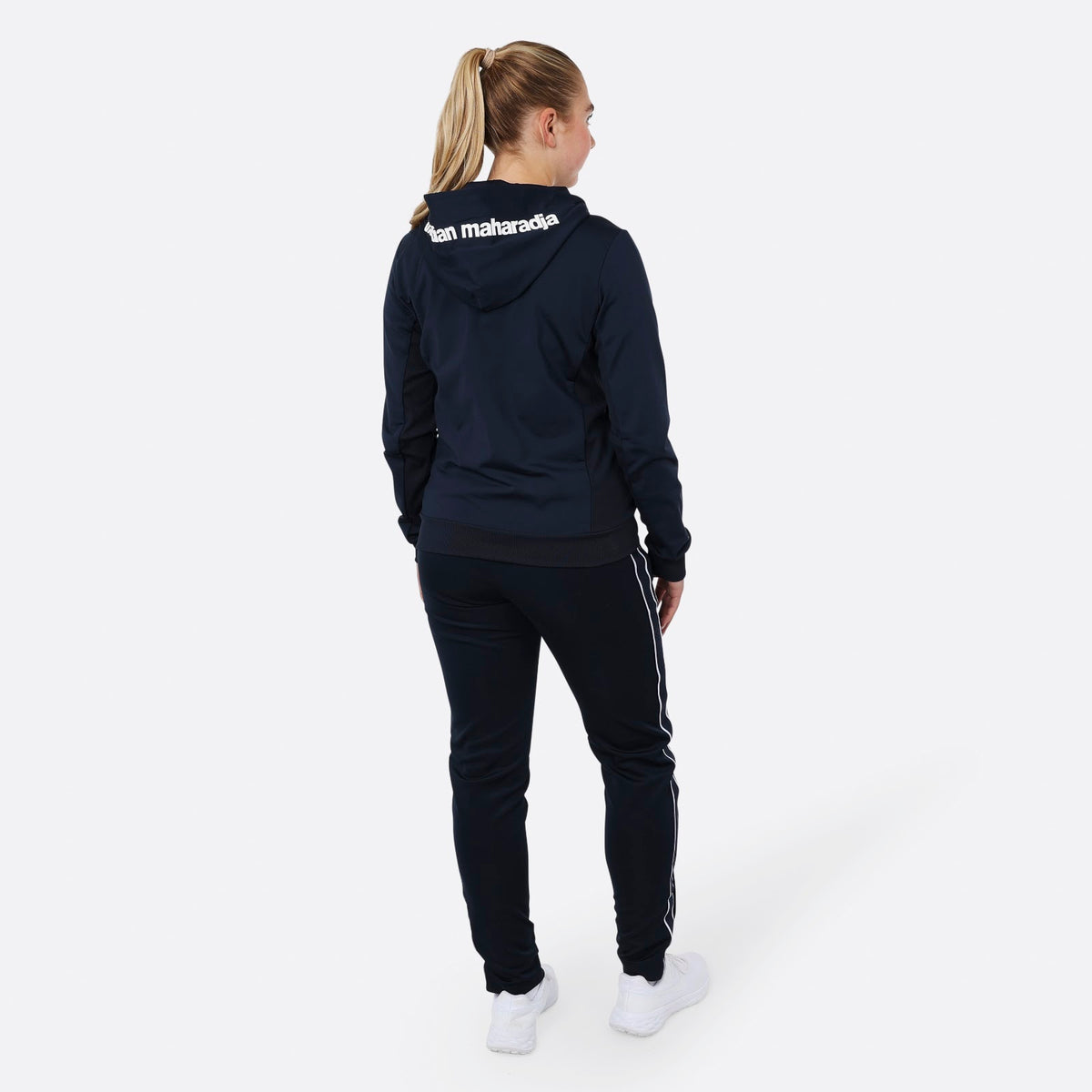 Women hooded jacket in blauw (Navy) – foto 8