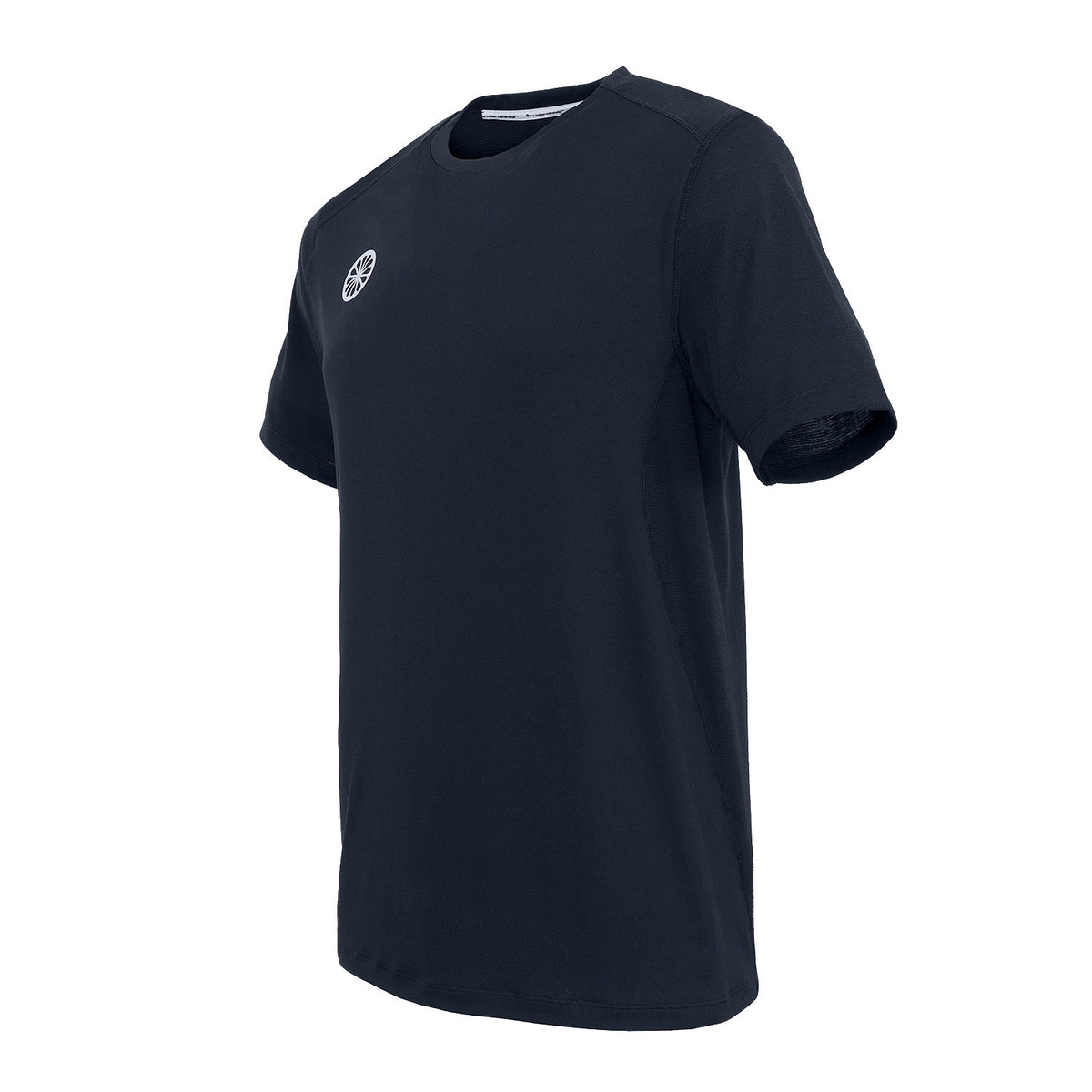 Men dry touch tee in blauw (Navy) – foto 4