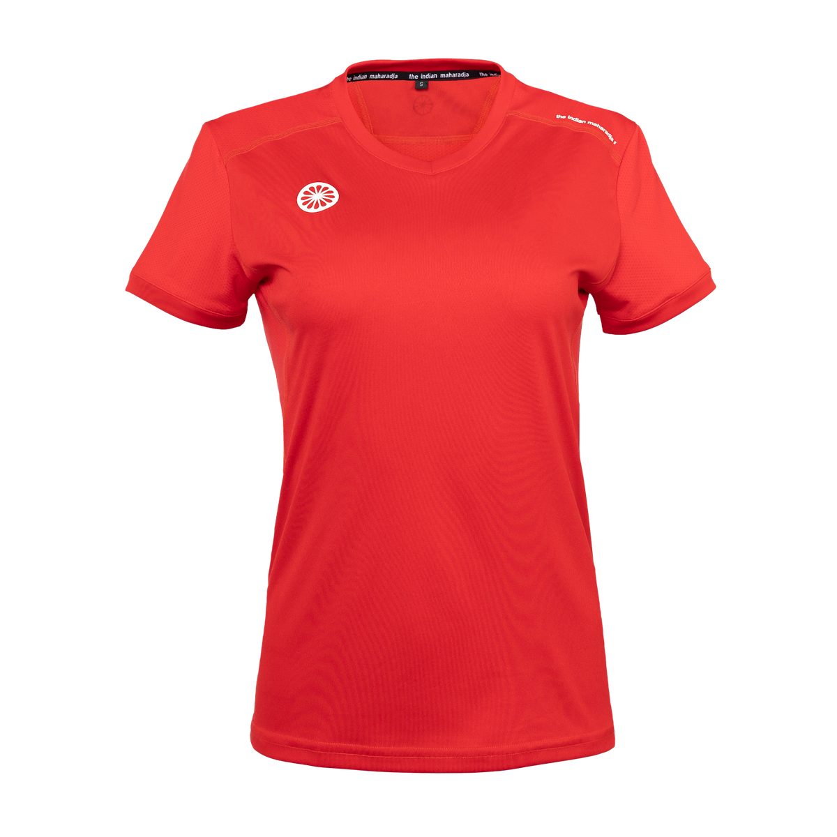 Jaipur tennis- en padelshirt dames in rood – foto 1