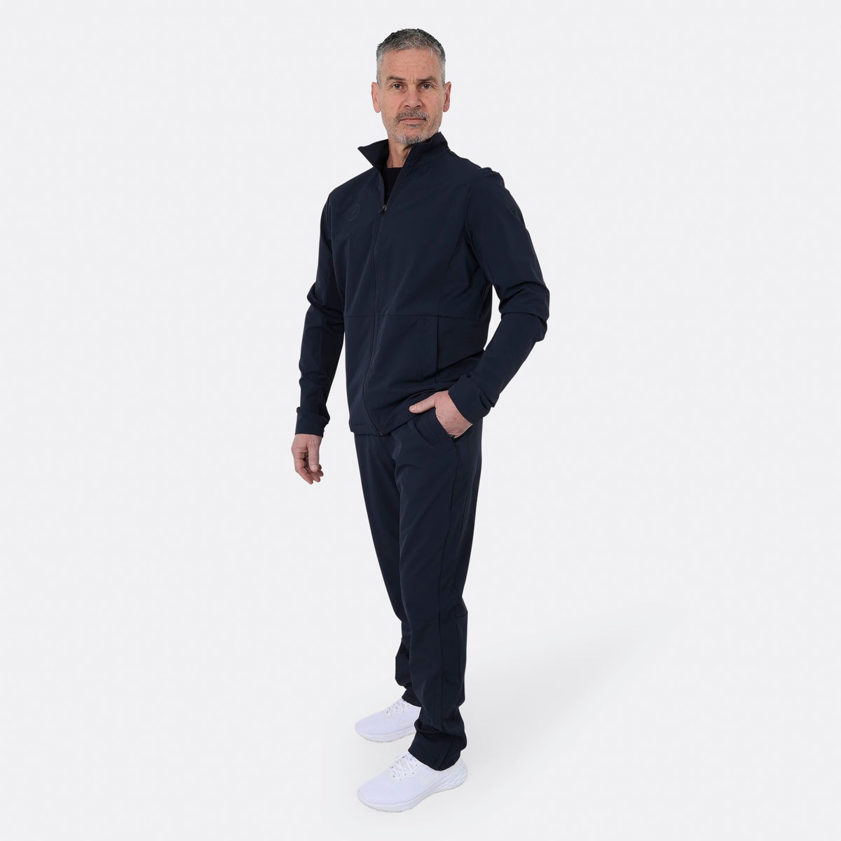 Men plyo flex jacket in blauw (Navy) – foto 5