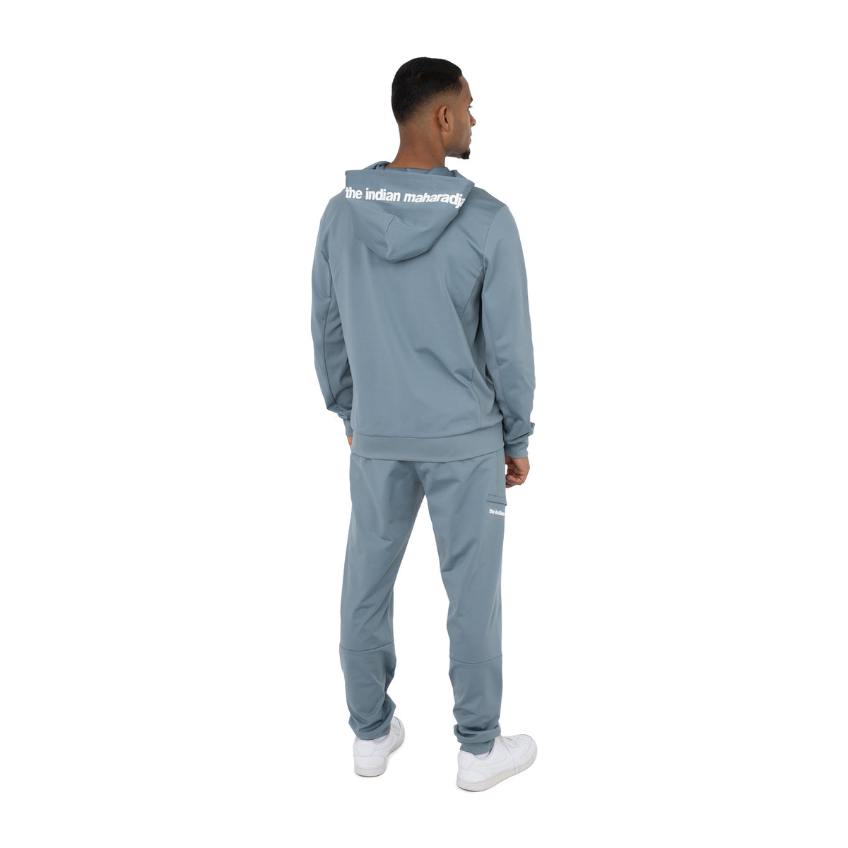 Men hooded jacket in grijs (Misty Grey) – foto 8