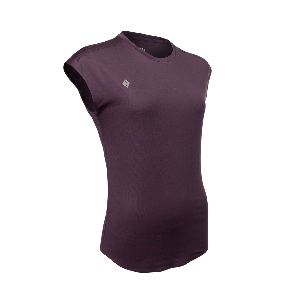 Women performance tee in rood (Plum) – foto 2