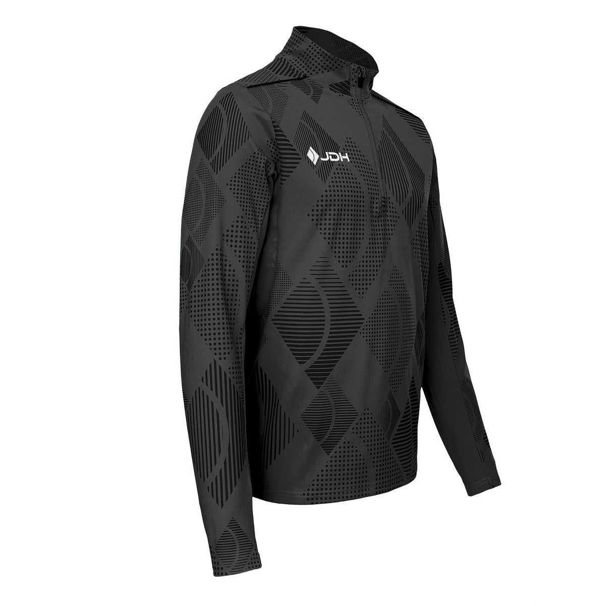 Carbon men pro half-zip in zwart (Black) – foto 2