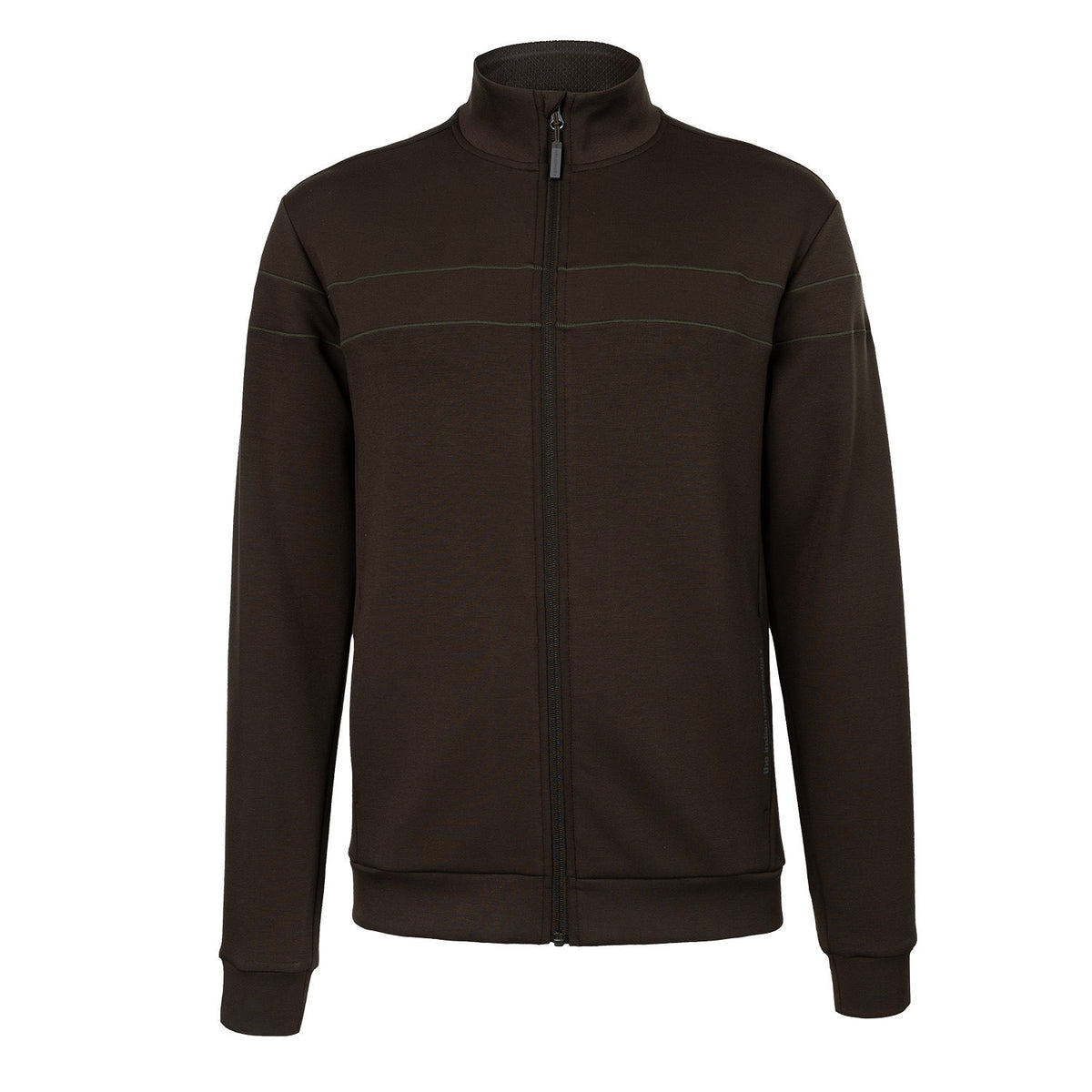 Men soft supreme jacket in bruin (Black Olive) – foto 1