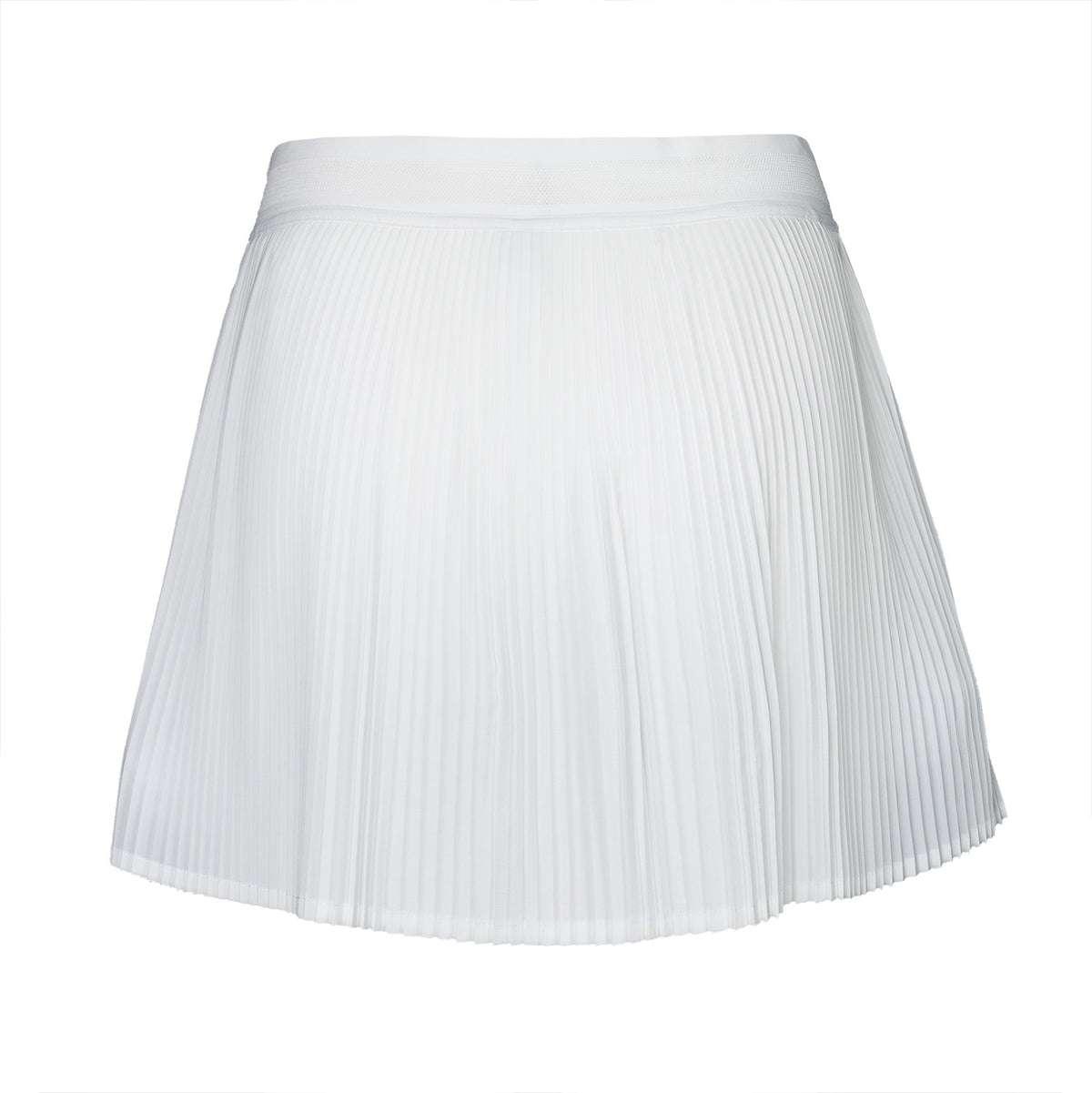 Women fine pleated skirt in wit (White) – foto 3