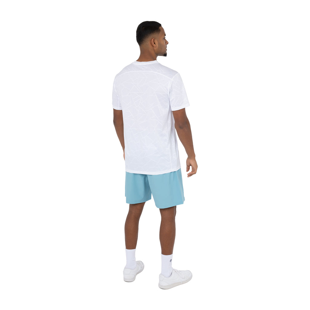 Dynamic tennis- en padelshirt heren in wit – foto 6