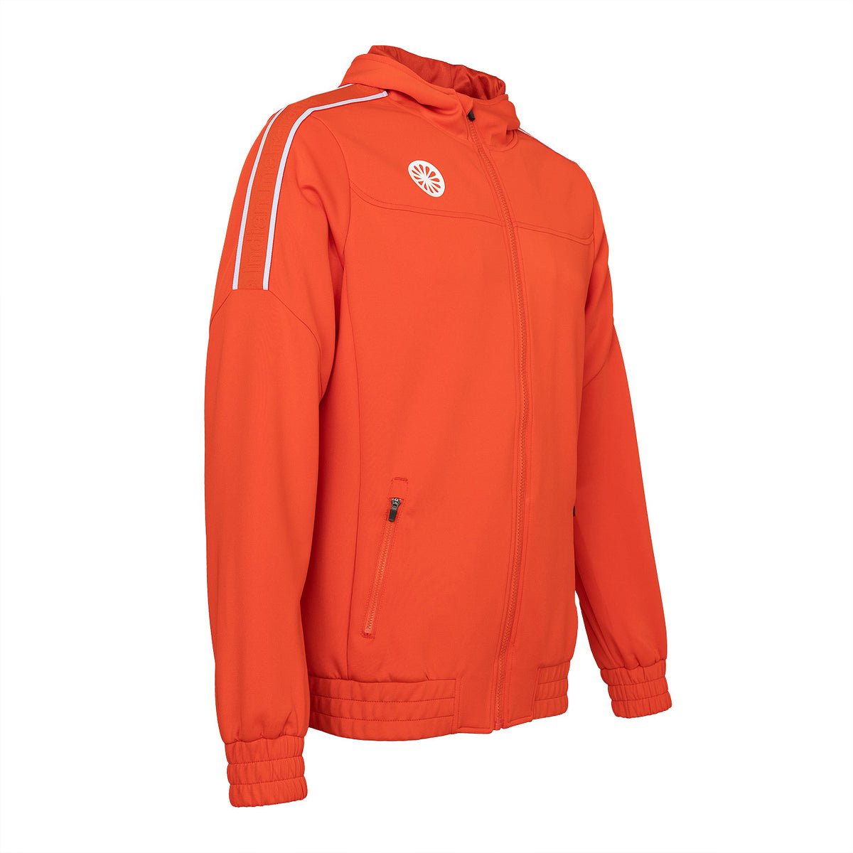 Jaipur kids performance hooded jacket in oranje (Orange) – foto 2