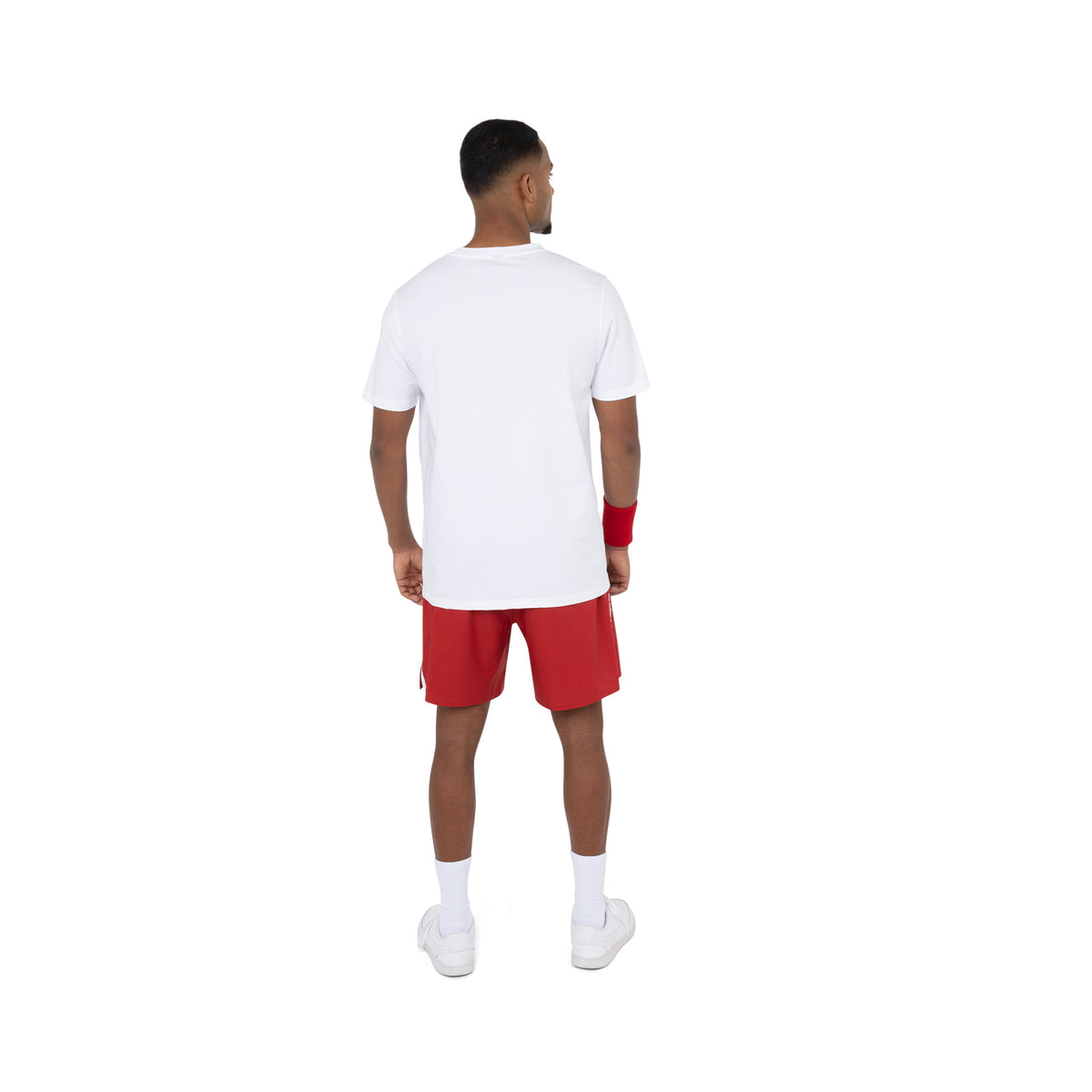 Men cotton tee in wit (White) – foto 7
