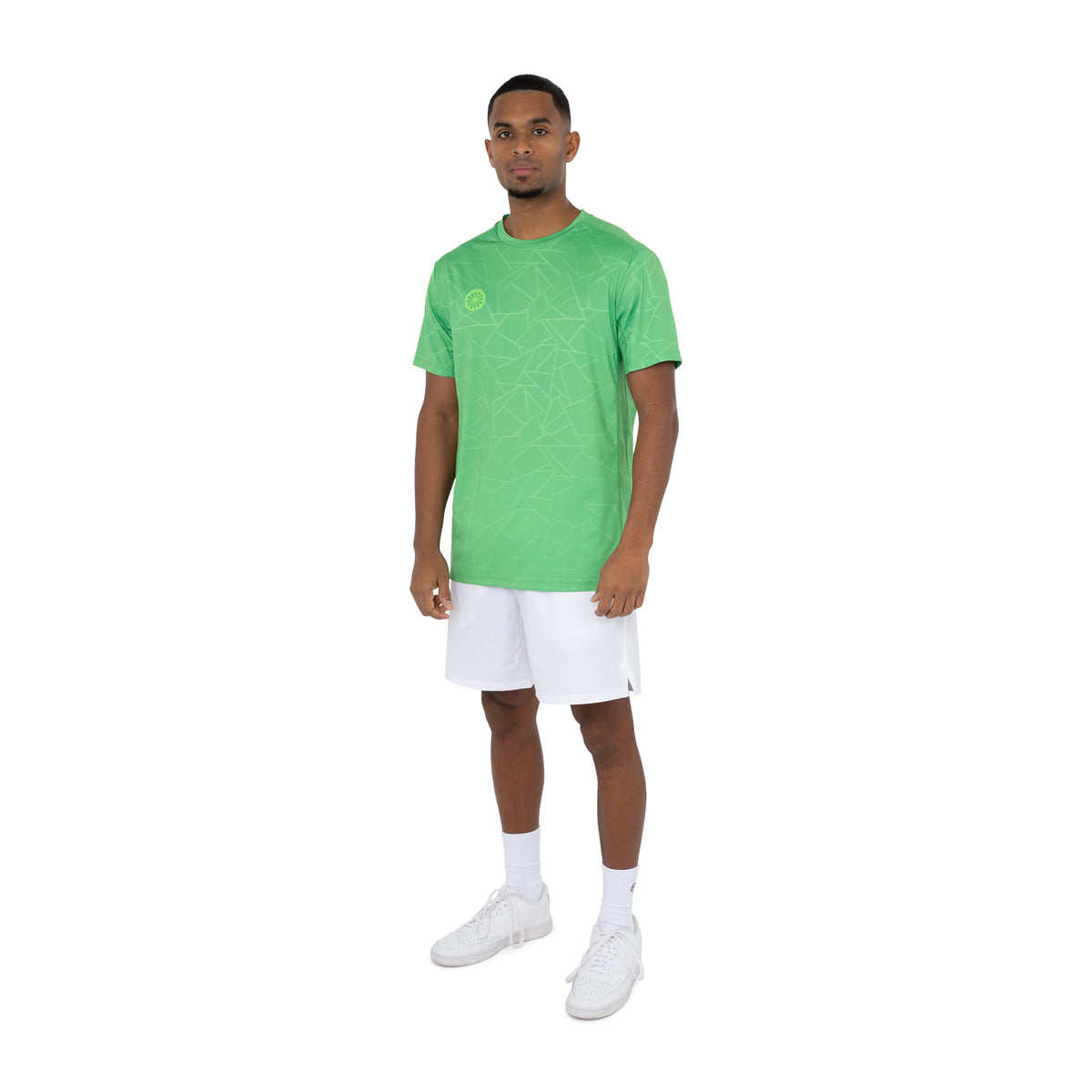 Men dynamic tee in groen (Neon Green) – foto 5