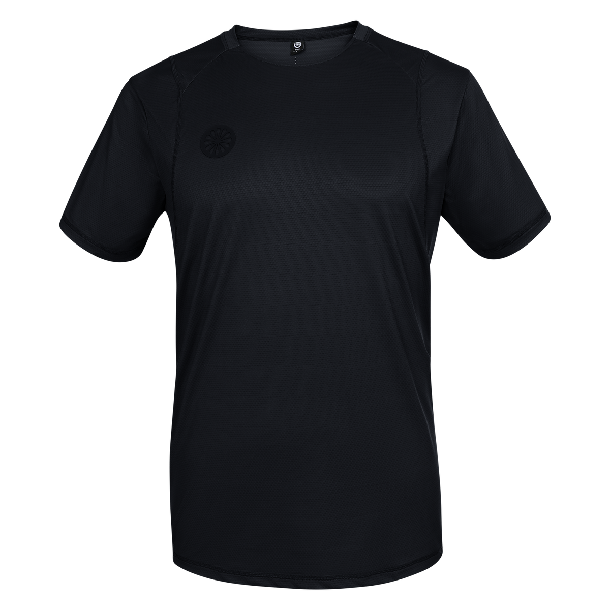 DryShift tennis- en padelshirt heren in zwart – foto 1