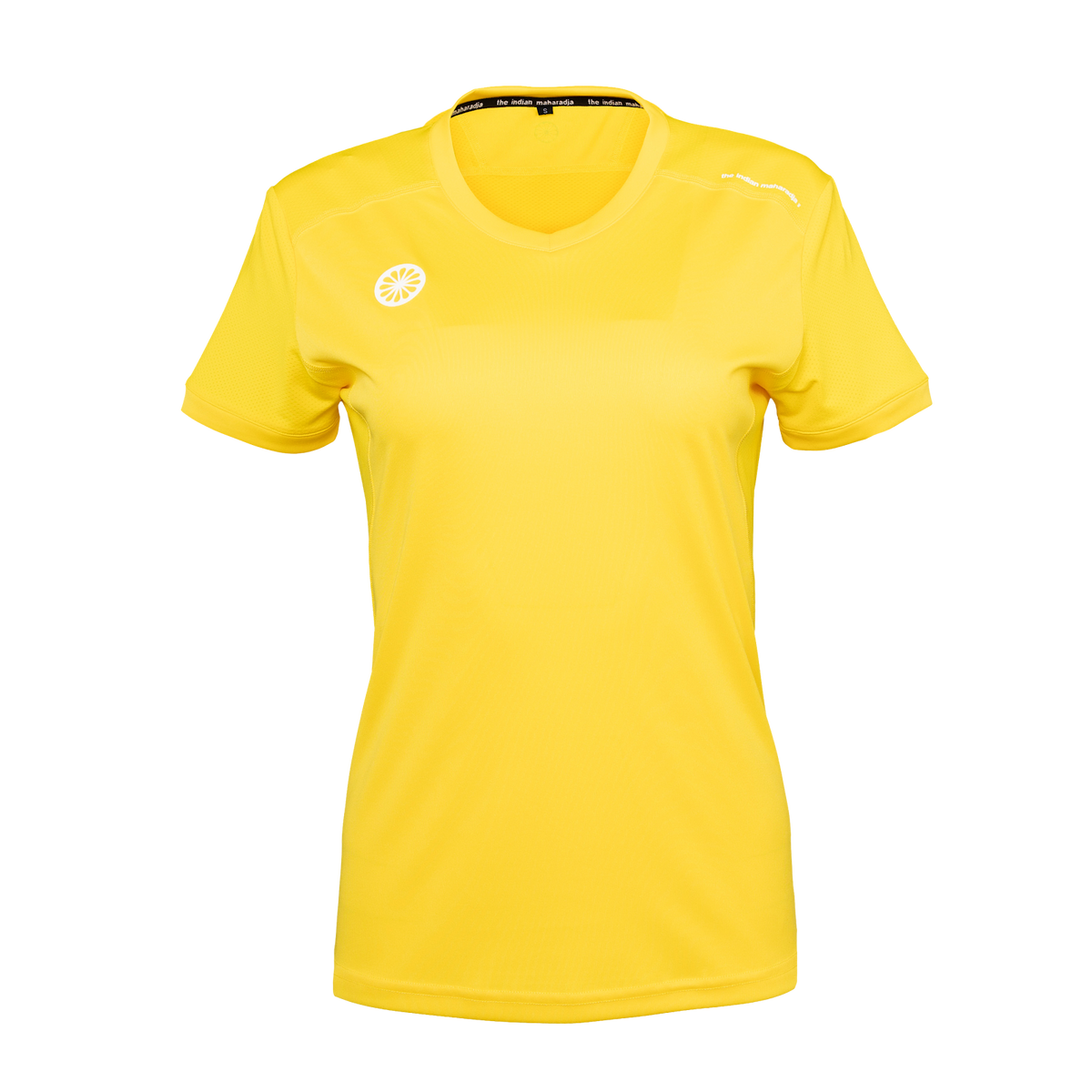 Jaipur tennis- en padelshirt dames in geel – foto 1