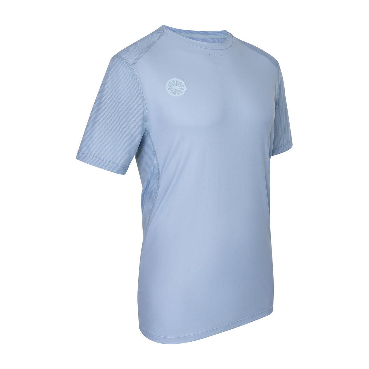 Men dry touch tee in blauw (Sky Blue) – foto 2