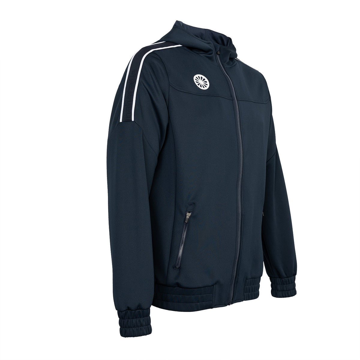 Jaipur kids performance hooded jacket in blauw (Navy) – foto 2