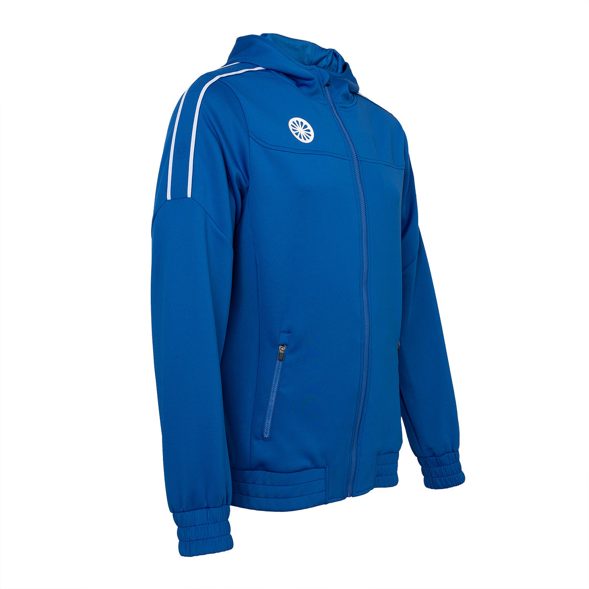 Jaipur kids performance hooded jacket in blauw (Cobalt) – foto 2
