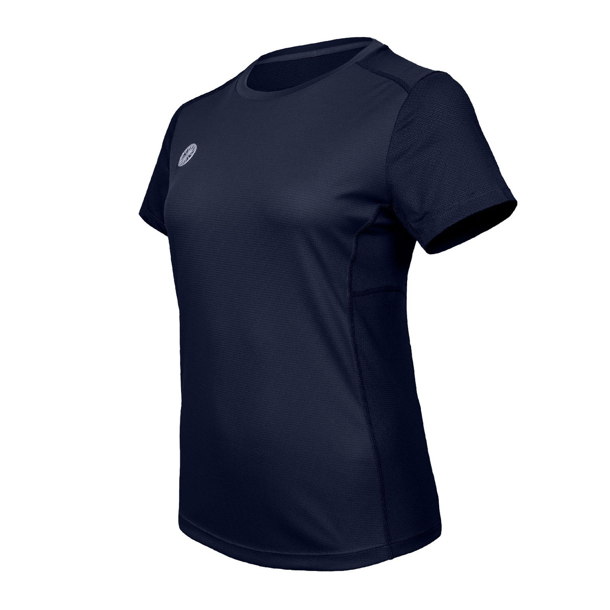 Women agility round neck tee in blauw (Night Blue) – foto 4