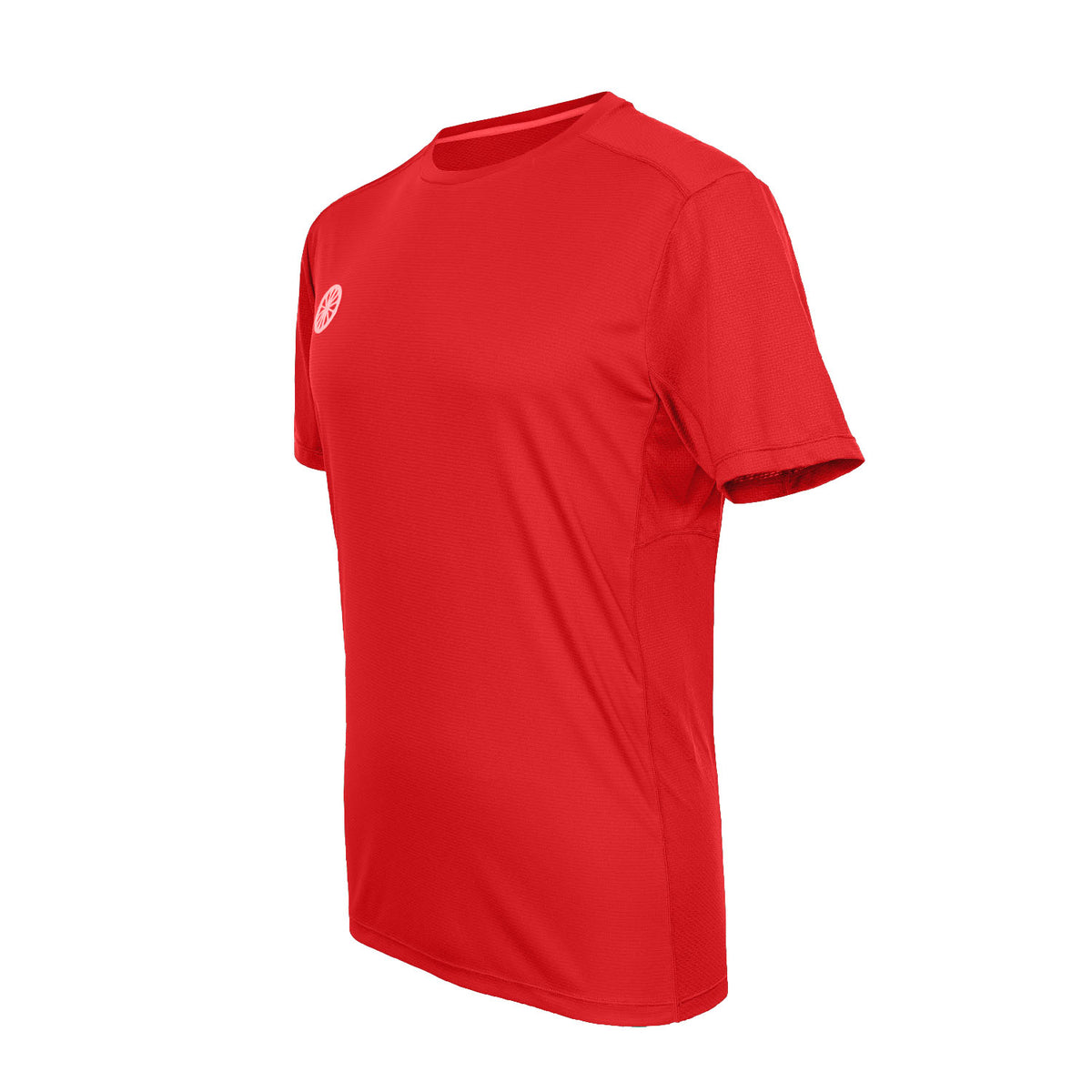 Men agility tee in rood (Ruby Red) – foto 4