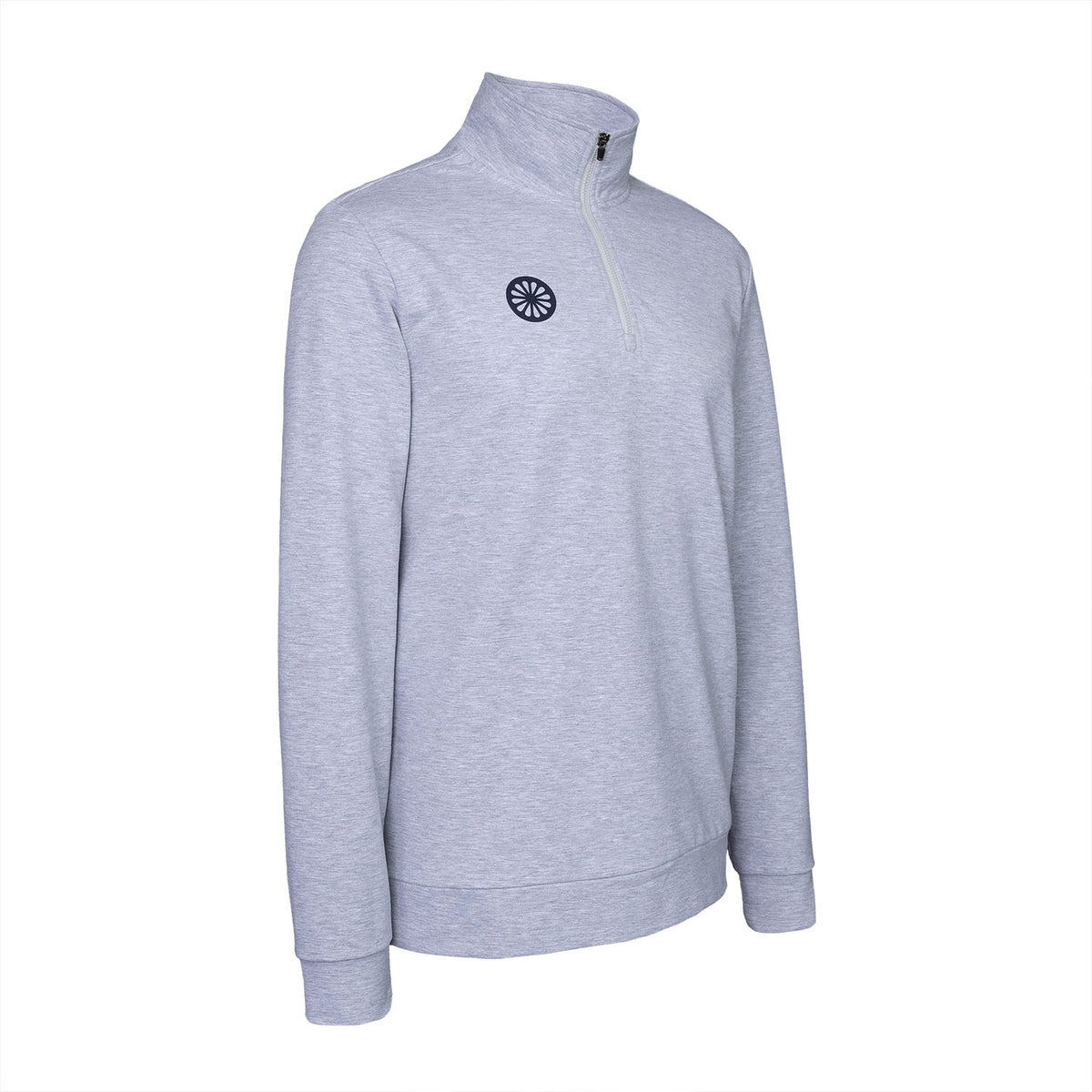 Half-zip trui heren in grijs – foto 2