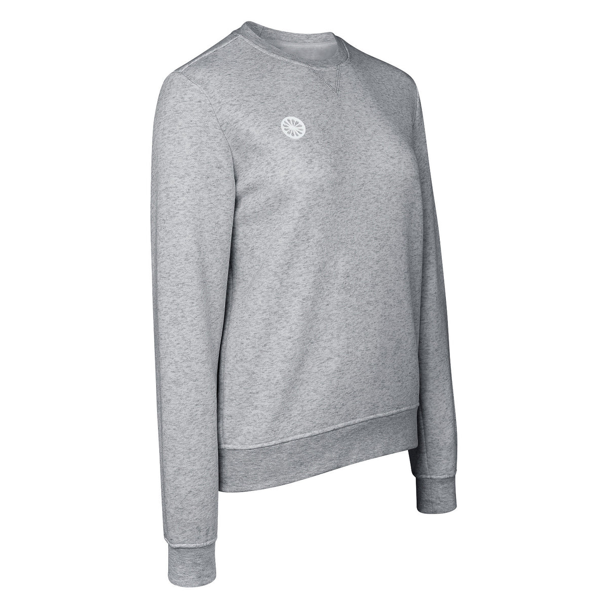 Women classic crew sweater in grijs (Grey Melange) – foto 2